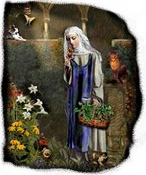St. Gertrude patron of cats
